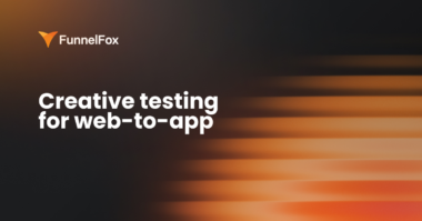 creative testing for web-to-app