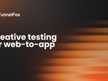 creative testing for web-to-app