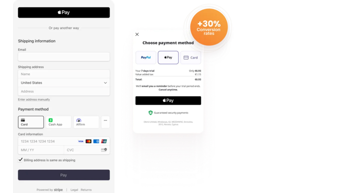 web2app funnel checkout