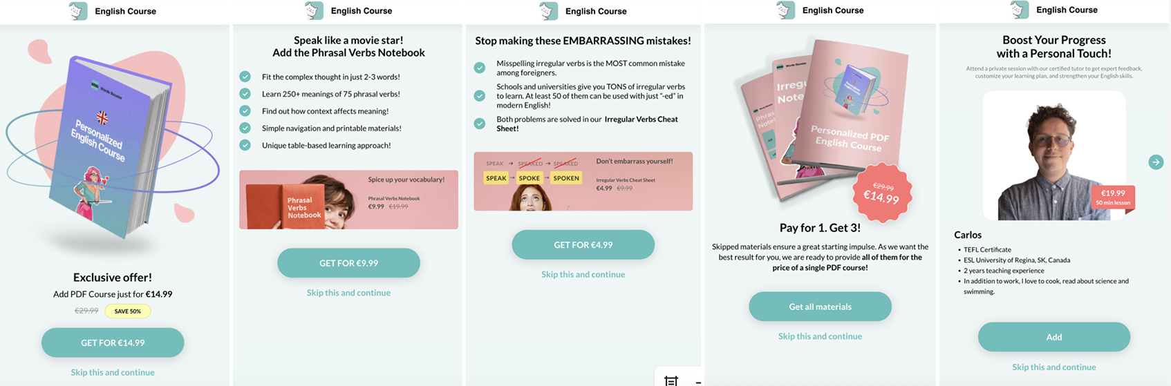 grow revenue with upsells in web2app funnels