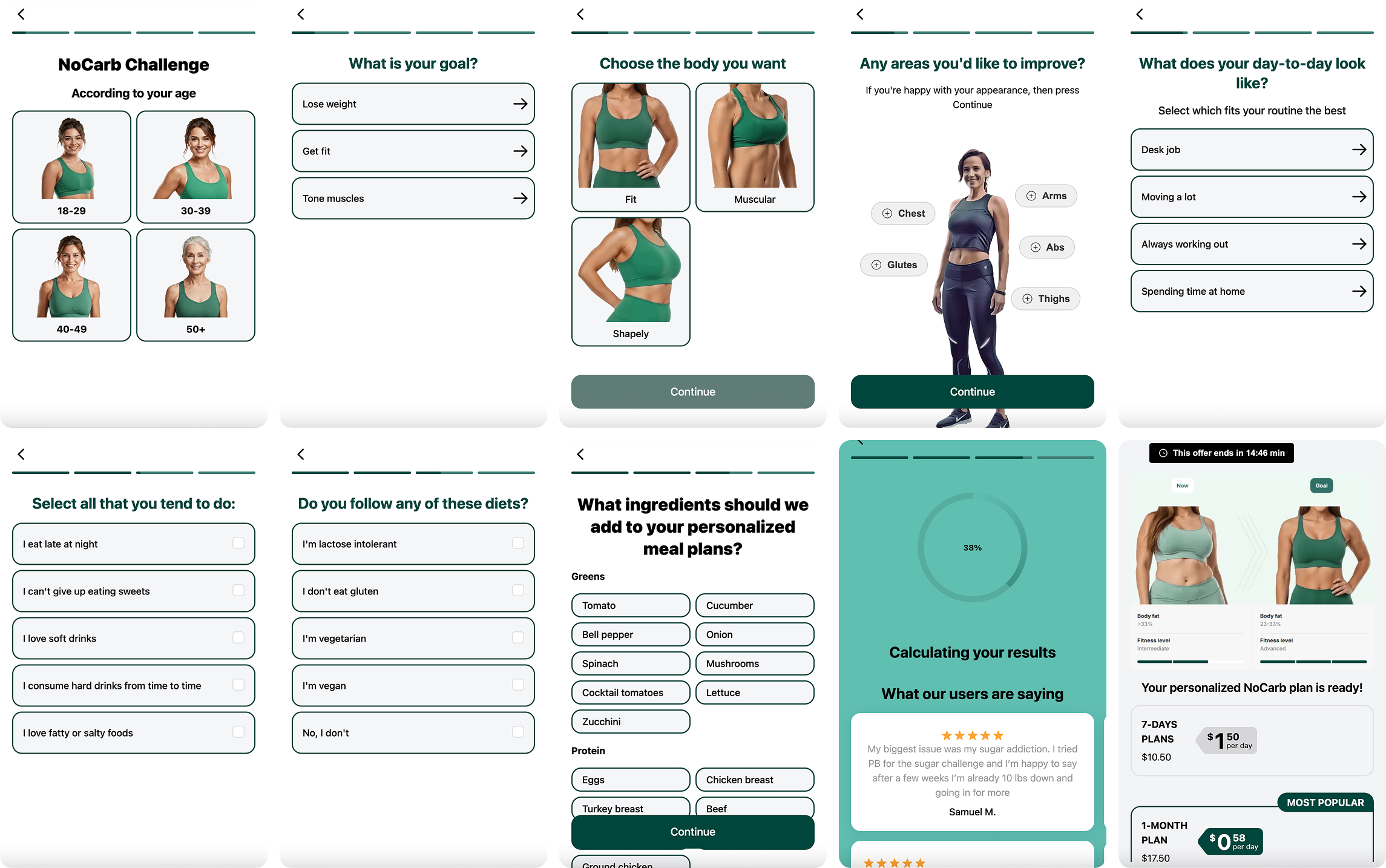 FitLens AI quiz funnels
