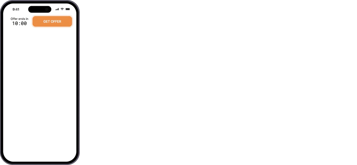 Add timer to web paywall