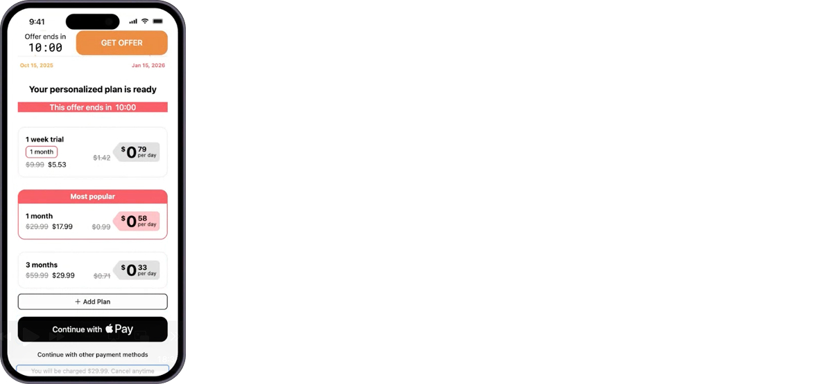 one-click payment on paywall