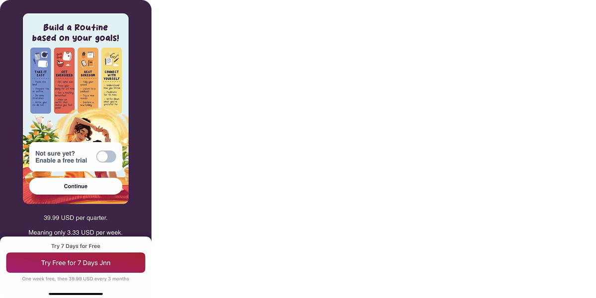 Fabulous paywall