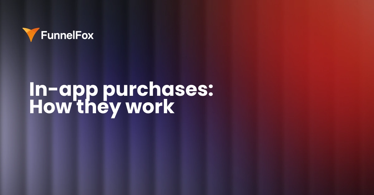 What does in-app purchase mean