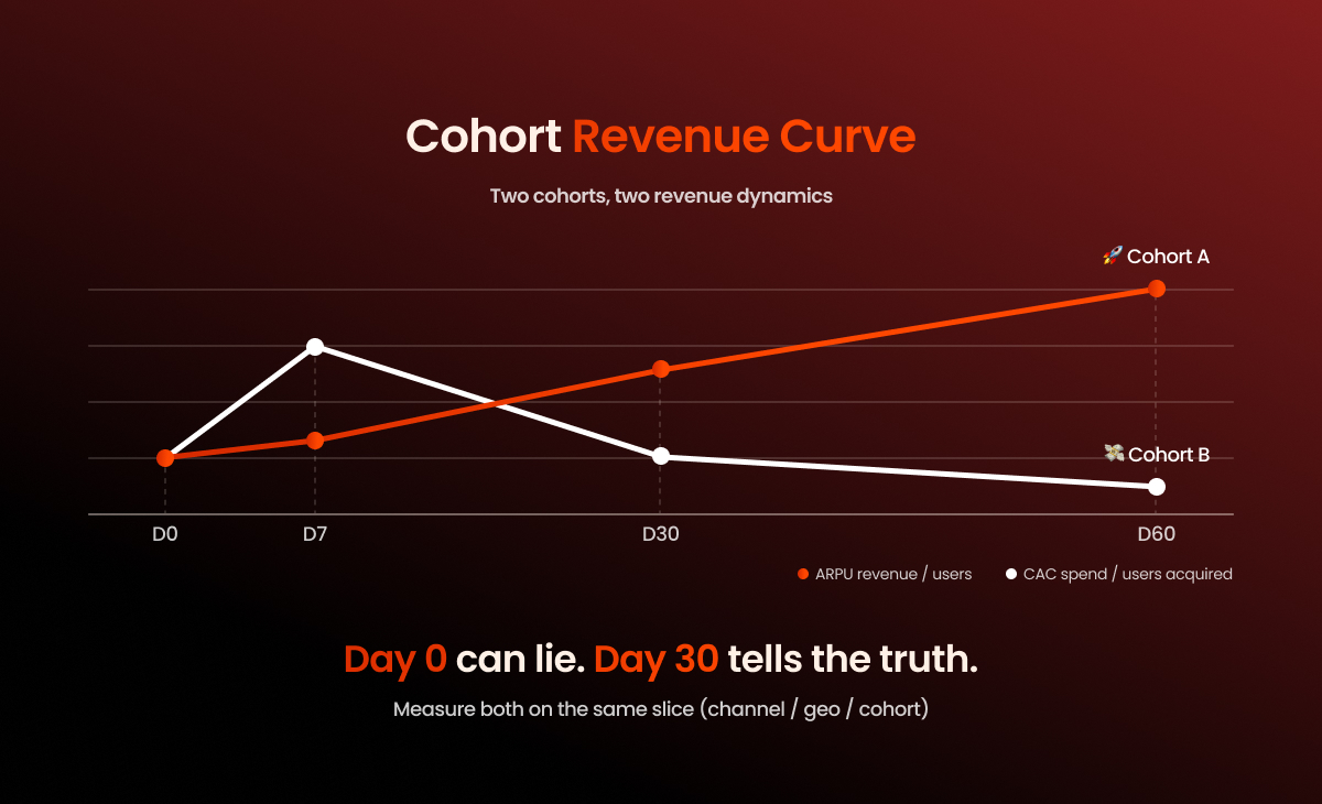 Cohort Revenue Curve