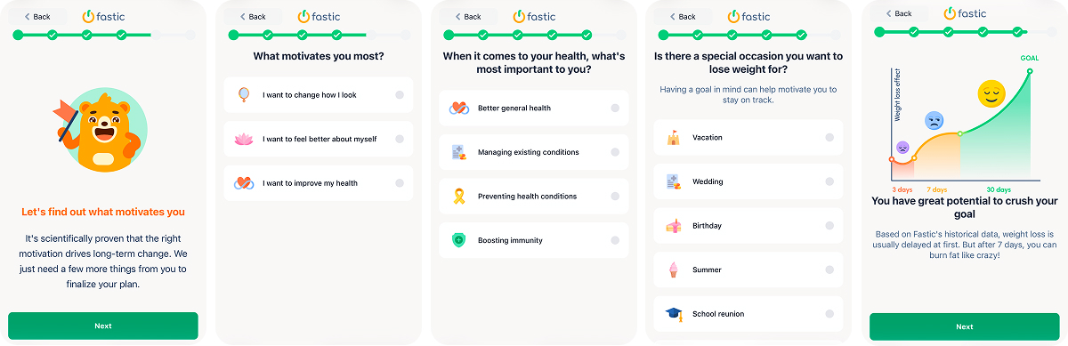 make the user's goal specific and personal