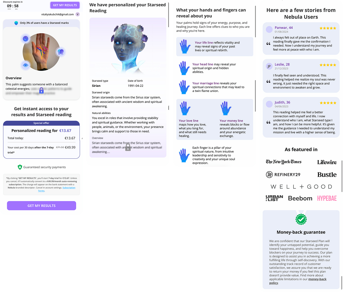 Nebula web2app paywall