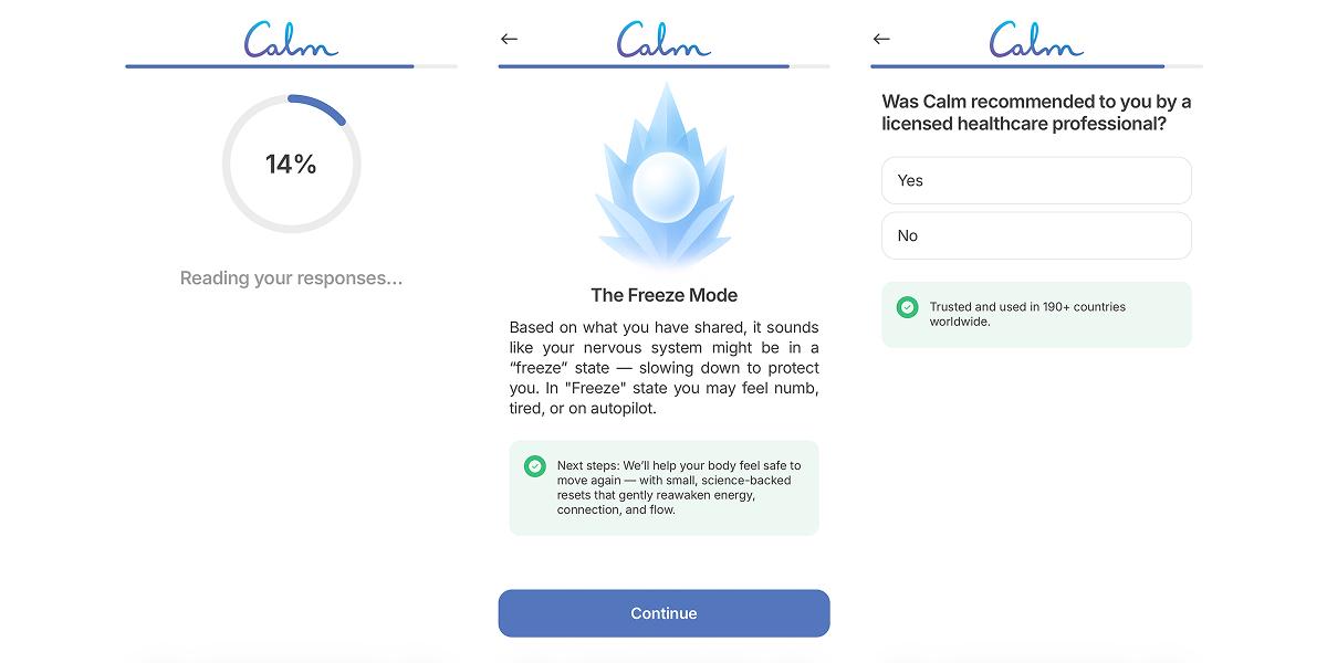intermediate results in web onboarding
