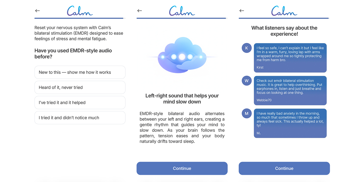 reinforcing value in quiz onboarding