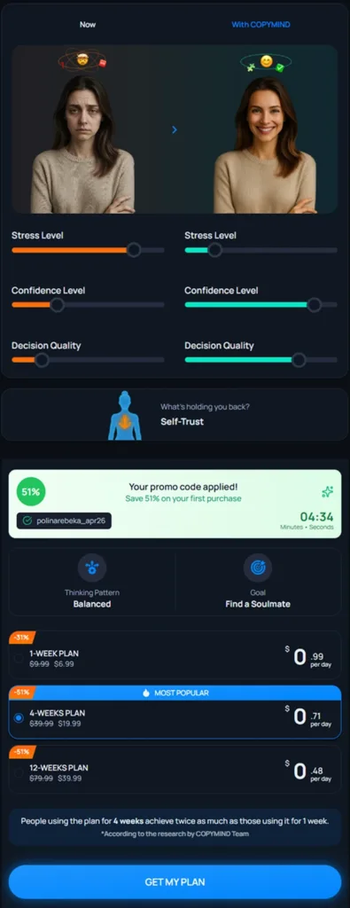 paywall example self-improvement app