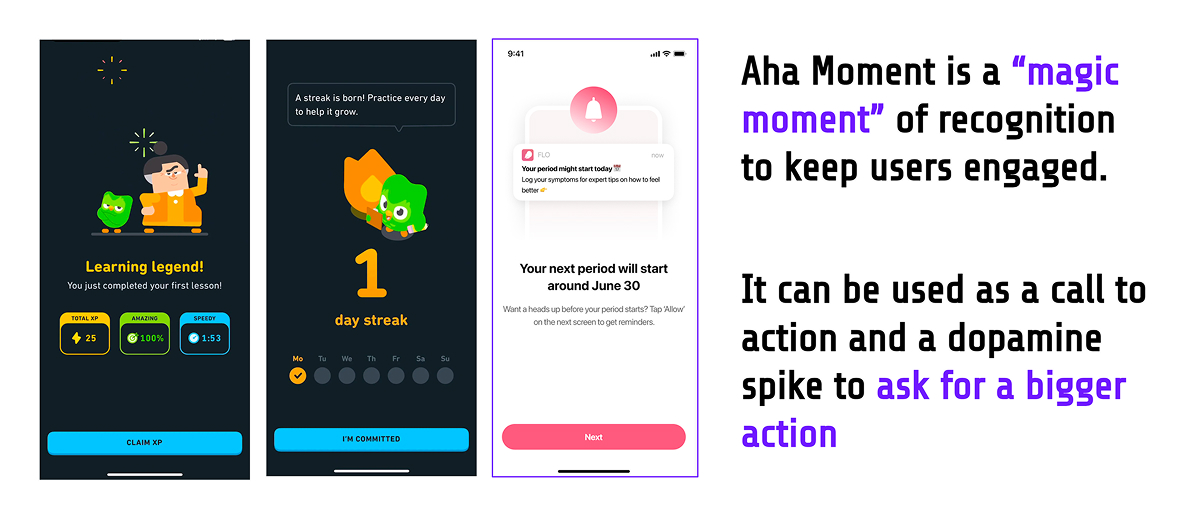 Turn aha moments into conversion triggers