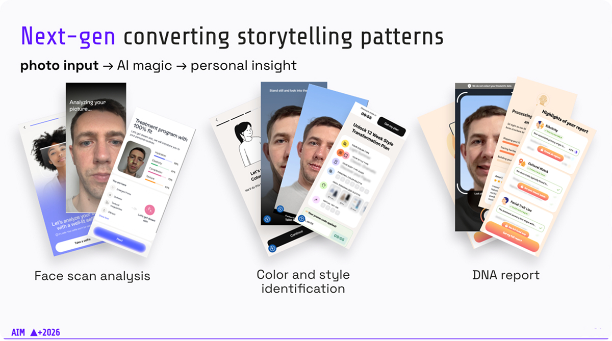 what storytelling patterns convert in web2app