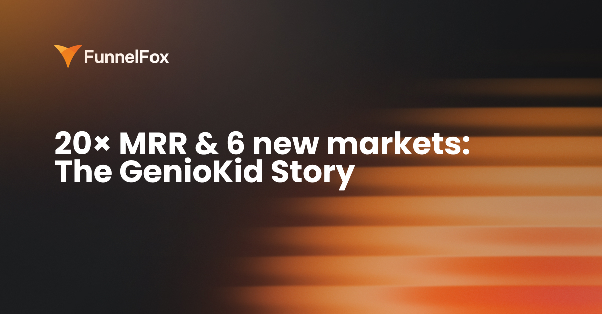20x MRR growth in 6 months. This is how GenioKid did it