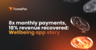 $2.3M in monthly payments, 18% revenue recovered: A wellbeing app story