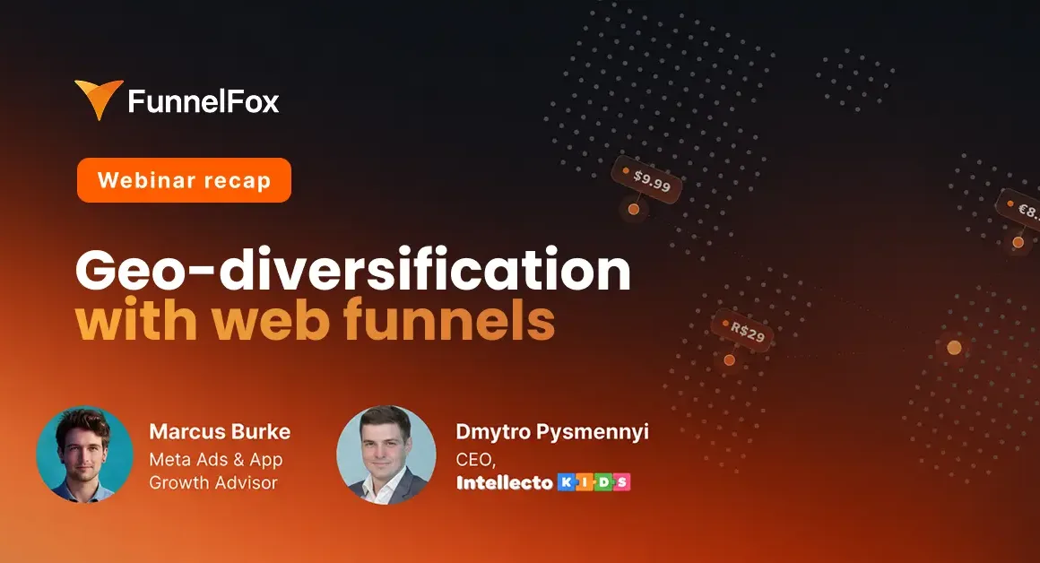 geo diversification with web funnels Marcus Burke Dmytro Pysmennyi webinar recap