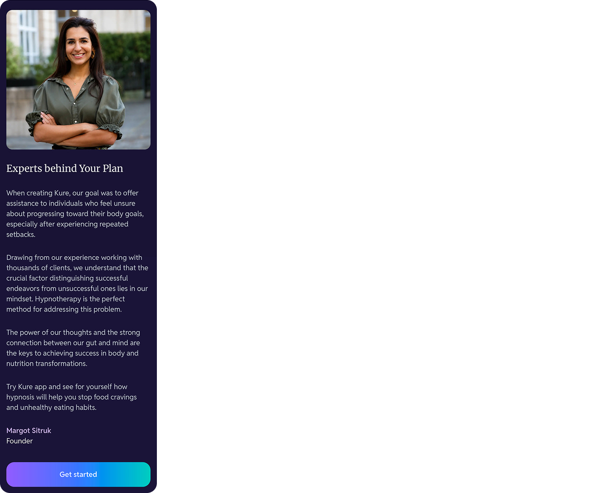 Kure web2app funnel